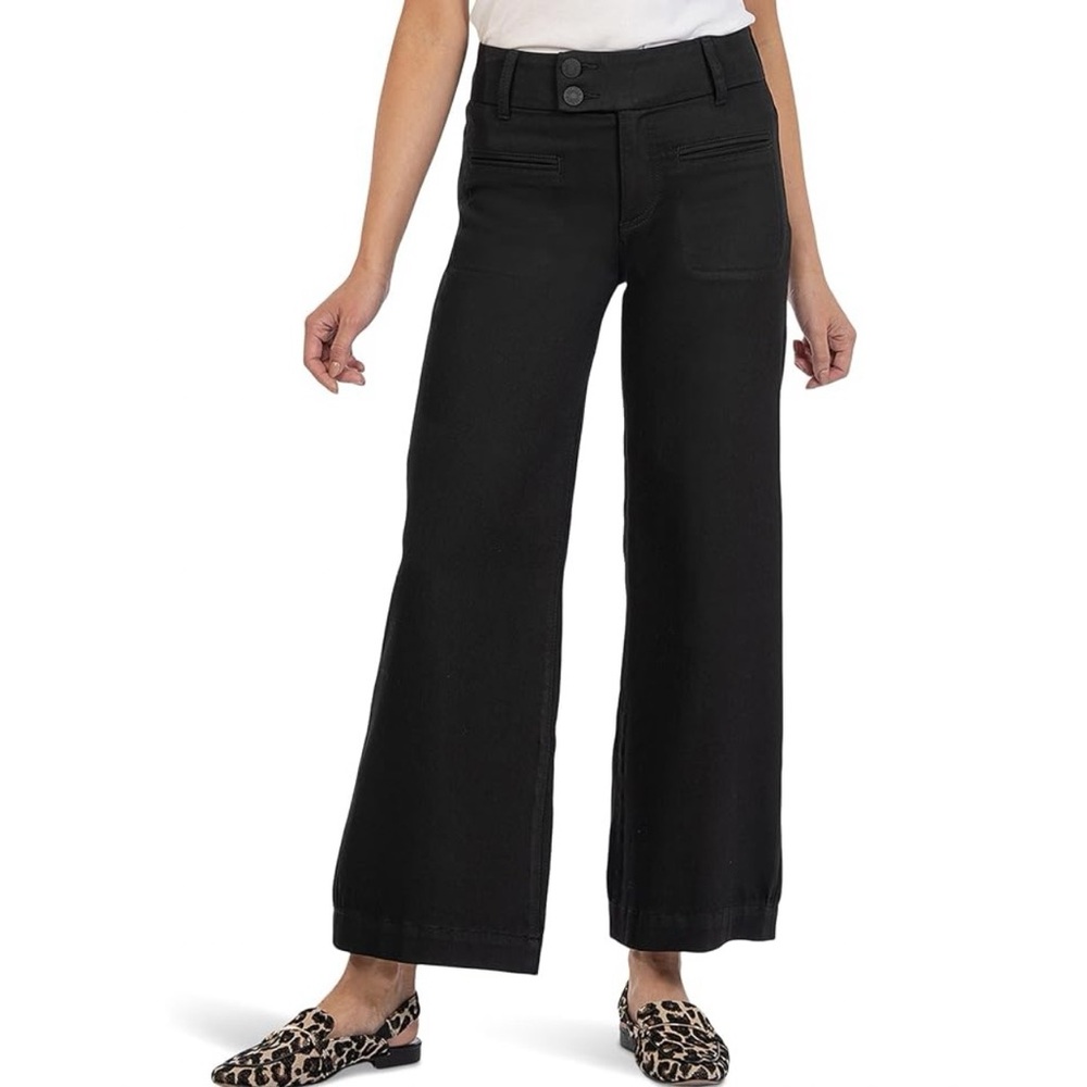 Kut from the Kloth Black Wide Leg Pants